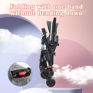 JXB CS15 Commercio All'ingrosso Tessuto di Lino Tutto Terreno Bambino Passeggino con Design pieghevole funzionale per lo Shopping & Viaggi - Product Image 3