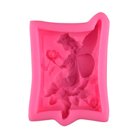Moule en silicone pour savon fait main en gros 3D Conception d'ailes d'ange féerique pour outils et décorations de gâteau de bricolage