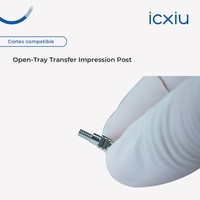 Cortex Open Window Transfer Coping, Poste de transfert d'empreinte d'implant en titane de haute précision pour laboratoire dentaire