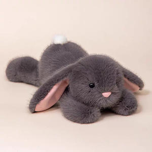 ของเล่นตุ๊กตากระต่ายสำหรับหมอบ, ตุ๊กตากระต่ายน่ารักสำหรับเด็ก, เป็นของขวัญที่ให้ความสบายและเป็นมิตร - Product Image 4