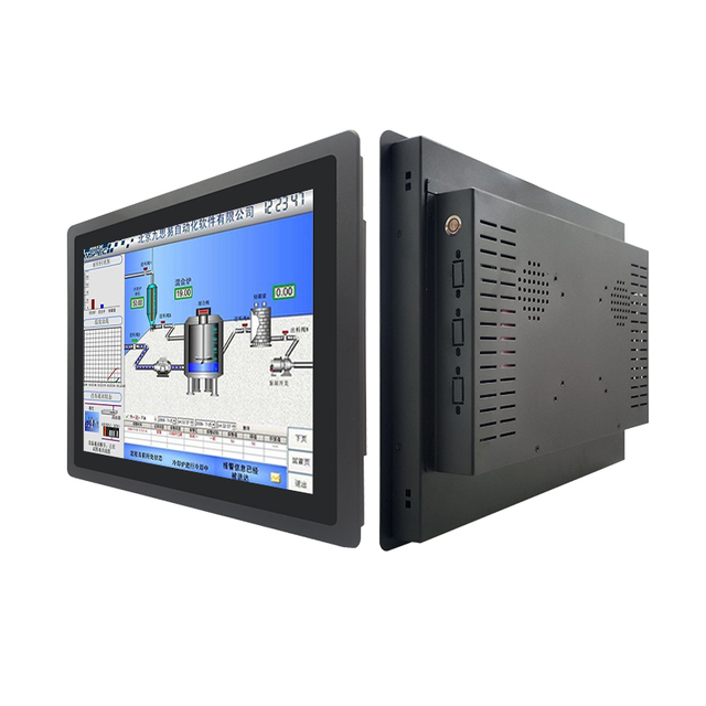 XINWEI 15/17/19 Inch IP65 Embedded 10-Point Capacitive Touch Screen Industrial Panel PC Linux/Ubuntu/Android/Win OS Fanless