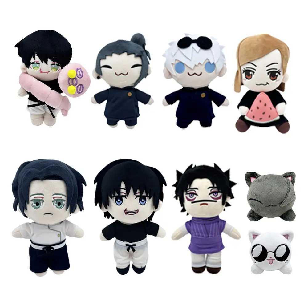 Figuras de peluche de anime personalizadas, personajes de dibujos animados Jujutsu Kaisen Kugisaki Nobara, muñecos de peluche