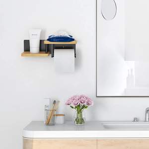 Oilet-soporte para pañuelos de baño, toallitas de madera para Baño - Product Image 6