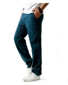 <span class=keywords><strong>Pantalon</strong></span> droit surdimensionné long <span class=keywords><strong>en</strong></span> <span class=keywords><strong>lin</strong></span> de pile bon marché Pantalons <span class=keywords><strong>pour</strong></span> hommes <span class=keywords><strong>en</strong></span> coton biologique - Product Image 6