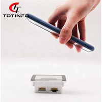 Lector de Tarjetas NFC TOTINFO, Escáner de Códigos de Barras LED 2D QR 13.65MHz USB Blanco de 8 Bits, Tamaño A4, Control de Acceso, Kiosco, en Stock
