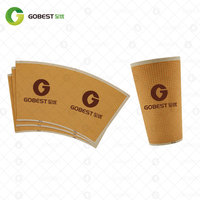 Fournisseur chinois de gobelets en papier simple face enduits de PE en pâte vierge pour le café et les boissons lactées