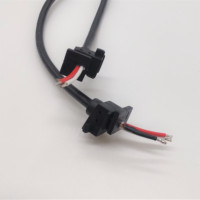 Kabel Tahan Air IP65 Male Female untuk Lampu Taman LED, Konektor Tahan Air 2pin 3pin 4pin, Penutup Ujung Kabel SR