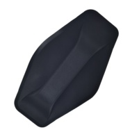 Bouée de natation gonflable noire/grise en PVC avec poignée et prise en caoutchouc pour pagaie de SUP