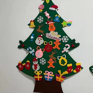 Kids DIY Calendar <b>Felt</b> Christmas Tree Make Your Own Custom Christmas Gift DIY Christmas Banner Made in China - Product Image 2