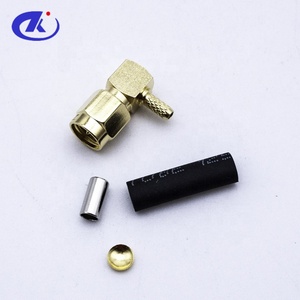 Rf Kết Nối <span class=keywords><strong>Sma</strong></span> Đực 90 Bằng <span class=keywords><strong>Right</strong></span> <span class=keywords><strong>Angle</strong></span> Uốn Loại Cho RG316 RG174 Cáp - Product Image 4