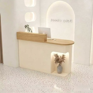 Mostrador de Recepción con Iluminación LED, Moderno y Minimalista, para Salón de Belleza o Tienda de Ropa - Product Image 5