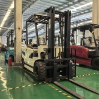 Truk Forklift Listrik Mini S-30 dengan Baterai Lithium-Ion, Ban Pneumatik, 4WD, Lebar Lorong 1800mm untuk Gudang
