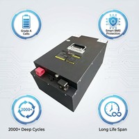 Paket Baterai Lithium Ion QingRun 76.8V untuk Skuter Listrik, Kendaraan Roda Tiga, Sepeda Motor 76.8V 32.5A 65Ah Baterai Lithium Lifepo4