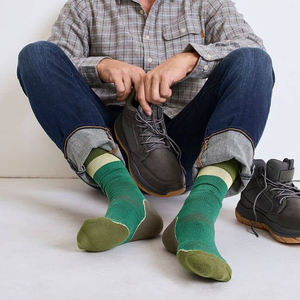 कस्टम पुरुषों के आउटडोर मेरिनो ऊन खेल मोजे आउटडोर गर्म चालक दल के मोजे अनुकूलित किया जा सकता है - Product Image 2