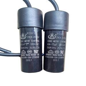 <span class=keywords><strong>Condensateur</strong></span> JKD CD60 40uf 50uf 75uf 80uf <span class=keywords><strong>pour</strong></span> compresseur de réfrigérateur diverses pièces de capacité - Product Image 4