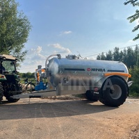 Esparcidor de Líquidos para Agricultura, Remolcable, con Bomba, Capacidad de 12000L, para Uso en Granjas y Pastos