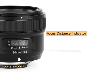 Lente YONGNUO YN50mm 50mm F/1.8 para Nikon con Montura F, Lente de Fotograma Completo AF MF, Lente Principal Estándar para Cámaras DSLR Nikon D3000, <span class=keywords><strong>D3500</strong></span>, D5000 - Product Image 2