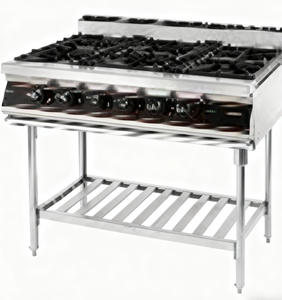 Nhiệm Vụ Nặng Nề Bảng Thương Mại Hàng Đầu Nhà Bếp Phạm Vi 4 6 8 Burner LPG Propane Biogas Burner Bếp - Product Image 5