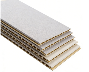 Revêtement mural en fibre de <span class=keywords><strong>bois</strong></span> de bambou, panneau en cristal de carbone sans joint, panneau mural intégré sans peinture pour la décoration intérieure - Product Image 3