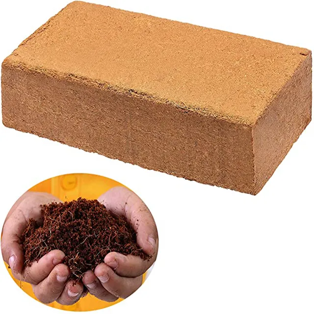 Coconut Coir Bricks ,Compressed Coconut Fiber Substrate Coir Pith Growing Media,for Potting Soil, Herbs, Garden