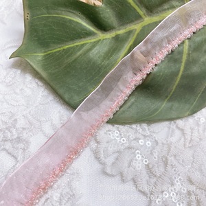 Wholesale Beaded Lace Trim Colored Embroidered <strong>Pearl</strong> Rhinestone Beaded Cap Hair Accessories Bag DIY Garment <strong>Embellishments</strong> - Product Image 3