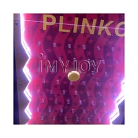 Chine Personnalisable Carnaval Activité Interactive Lucky Lotto Plinko Board Led Light Lottery Box Fun Game Machine Props