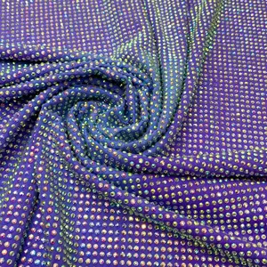 Espace 1mm, tissu en maille strass pour robe