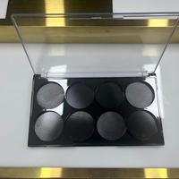 Boîtes d'emballage personnalisées en plastique transparent blanc pour fards à paupières et palettes, fabriquées avec des matériaux recyclés pour usage cosmétique