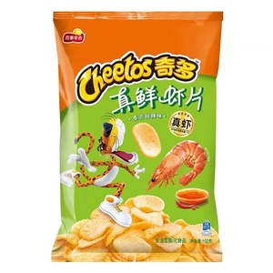 Sản phẩm mới giá bán buôn đồ ăn nhẹ kỳ lạ cheetoss hương vị cay ban đầu 55g tôm lát - Product Image 4