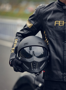 Casque <span class=keywords><strong>de</strong></span> <span class=keywords><strong>moto</strong></span> modulaire haut <span class=keywords><strong>de</strong></span> gamme homologué DOT 3c avec <span class=keywords><strong>masque</strong></span> facial détachable <span class=keywords><strong>pour</strong></span> la conduite sur route et les motos cruiser - Product Image 3