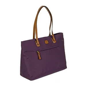 Tote Bag Handbag Custom Tote Bag Leather Strap Nylon Tote Bag With Zipper Fashion Ladies Handbag