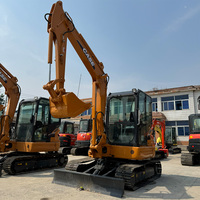Mini-excavatrice sur chenilles d'occasion CX58C de 5,8 tonnes avec moteur diesel fiable, équipement de construction compact à vendre