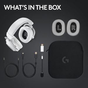 <span class=keywords><strong>Auriculares</strong></span> para juegos <span class=keywords><strong>Logitech</strong></span> <span class=keywords><strong>G</strong></span> <span class=keywords><strong>PRO</strong></span> <span class=keywords><strong>X</strong></span> 2 con conexión trimodal, controladores de grafeno de 50 mm, <span class=keywords><strong>auriculares</strong></span> supraaurales para jugadores profesionales - Product Image 5