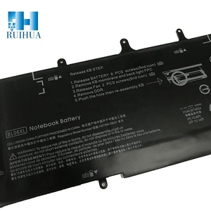 Ruihua nouvelle batterie d'ordinateur portable pour HP Elitebook Folio 1040 G1 G2 nouveau <span class=keywords><strong>BL06XL</strong></span> 11.1V 42Wh 3780mAh 6 cellules batterie li-ion pour ordinateur portable - Product Image 3