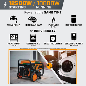 Generador de Gasolina Trifásico de 10kw 12.5kw 20a 30a, 120v 240v, Portátil para el Hogar, Generadores de Gasolina para Exteriores HSAMZ-Tri - Product Image 5