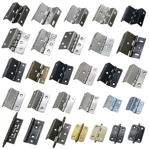 Furniture Hinge Iron Surface Mount Durable Industrial Style <b>Cabinet</b> Door Hardware - Product Image 5