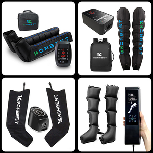 Máquina de Presoterapia para Drenaje Linfático y Desintoxicación Corporal, Masajeador de <span class=keywords><strong>Piernas</strong></span> por Compresión de Aire, Botas de Recuperación de 4 Cámaras - Product Image 4