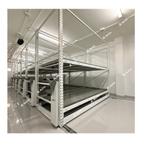 4x8 pieds, systèmes de support de culture Mobile Vertical multicouche roulant avec plateau alimentaire en Abs
