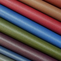 Cuir artificiel en PU souple de 1.0mm d'épaisseur-Motif caviar, support brossé, surface lisse, adapté à la fabrication de bagages