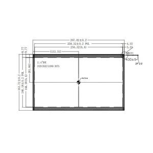 หน้าจอความสว่างสูงขนาด11.6นิ้ว1920x1080 1000nits EDP IPS TFT LCD - Product Image 2