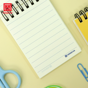 Nuevo Cuaderno Espiral Oringa A7 de Tapa Dura, Diseño Compacto con Cubierta Laminada, Regla Clara y Papel Natural - Product Image 4