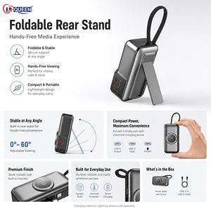 Wholesale Customized Mini Portable <b>Battery</b> Magnetic Power Bank 5000mah With Built in Type C Power Bank <b>for</b> <b>Watch</b> and Phone - Product Image 2