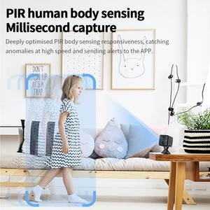 Hot bán Mini 4 gam <span class=keywords><strong>Wifi</strong></span> máy ảnh trong nhà với PIR phát hiện có thể sạc lại pin tầm nhìn ban đêm OEM ODM có sẵn CMOS cảm biến - Product Image 3