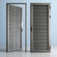 Stores verticaux extérieurs en alliage d'aluminium, grandes persiennes, panneaux sur mesure, volets battants, en acier inoxydable, étanches et isolants thermiquement