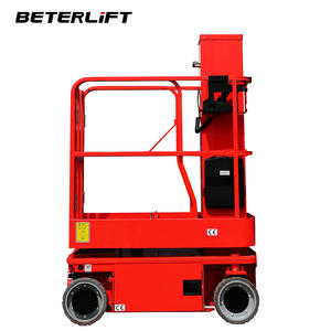 5.6-8 मीटर एल्यूमीनियम मिश्र धातु लिफ्ट मंच समायोज्य ऊर्ध्वाधर मस्तूल लिफ्ट एल्यूमीनियम कामकाजी मंच - Product Image 5