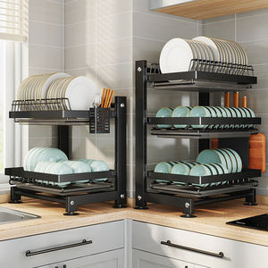 Estante <span class=keywords><strong>de</strong></span> almacenamiento multifuncional para el hogar, <span class=keywords><strong>escurridor</strong></span> <span class=keywords><strong>de</strong></span> vajilla para la cocina, <span class=keywords><strong>Amazon</strong></span> - Product Image 1