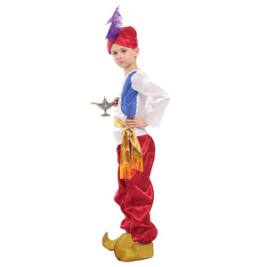Costume de <span class=keywords><strong>Prince</strong></span> Arabe pour Enfants, Roi Égyptien, Cosplay de Fête d'Halloween, Fournisseurs Grossistes, 4-12 Ans, BPCS-009 - Product Image 5