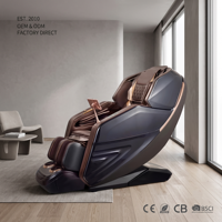 Fauteuil de massage 4D inclinable avec chaleur et massage, fauteuil de salon électrique à points fixes, zéro gravité, mobilier de salon