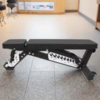 Chaise de musculation professionnelle multifonctionnelle, banc à haltères moderne, équipement de musculation plat, rack romain pour la maison
