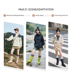 पुरुषों और महिलाओं के लिए सर्दियों के लुभावनी वाटरप्रूफ पीसी बूट रक्षक-साइकिल यात्रा और आउटडोर उपयोग के लिए ओवरजूते - Product Image 5